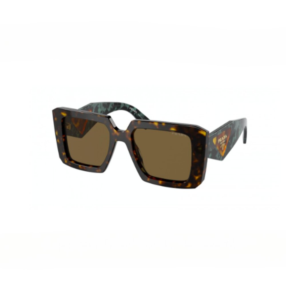 Prada Sunglasses PR 23YS Tortoise / Dark Brown Lenses